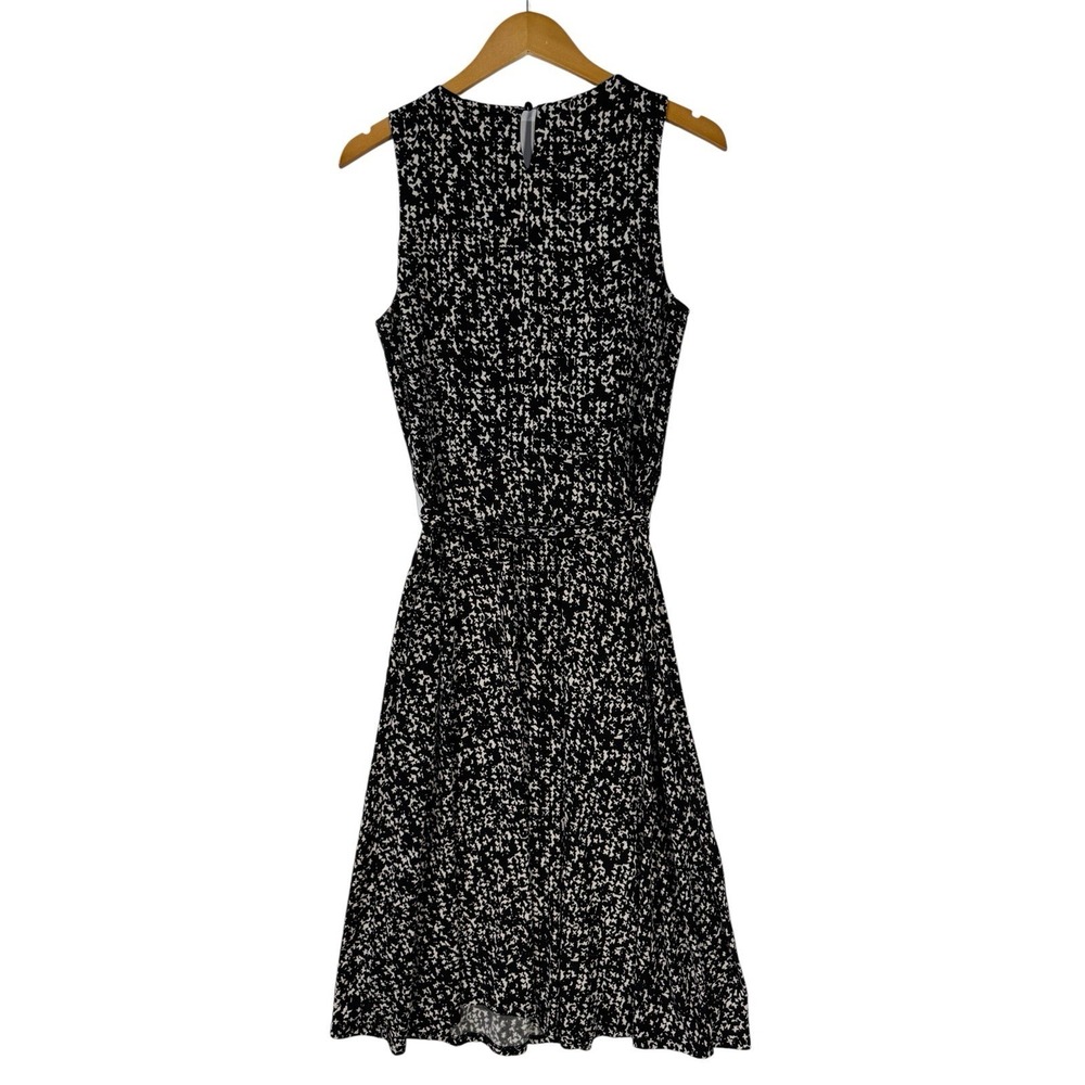 Lauren Ralph Lauren Women's Dress 8 Black White Sleeveless A-Line Elegant - Picture 2 of 10
